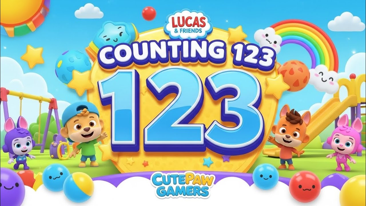 Lucas & Friends Learn to Count! Fun 123 Game for Kids 🎉 | Educational Gameplay