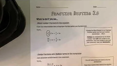Fraction Busting 2.0