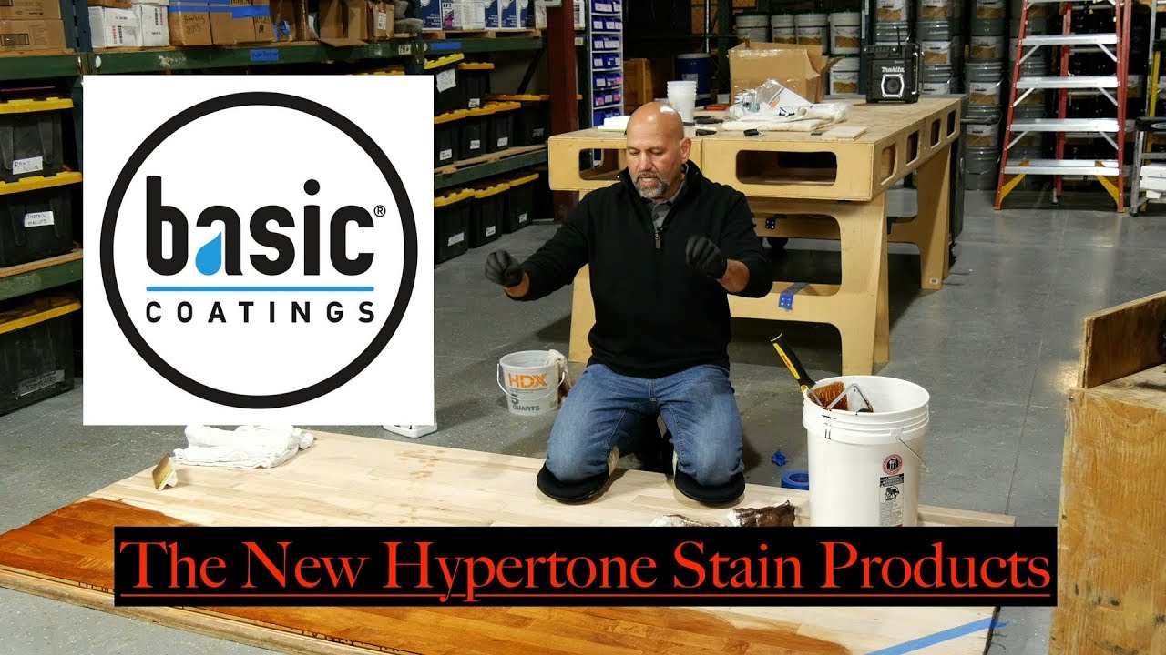 Staining maple floors with the new Hypertone stain - YouTube