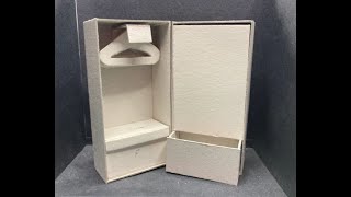 1:12 scale miniature vintage luggage wardrobe trunk - Part One