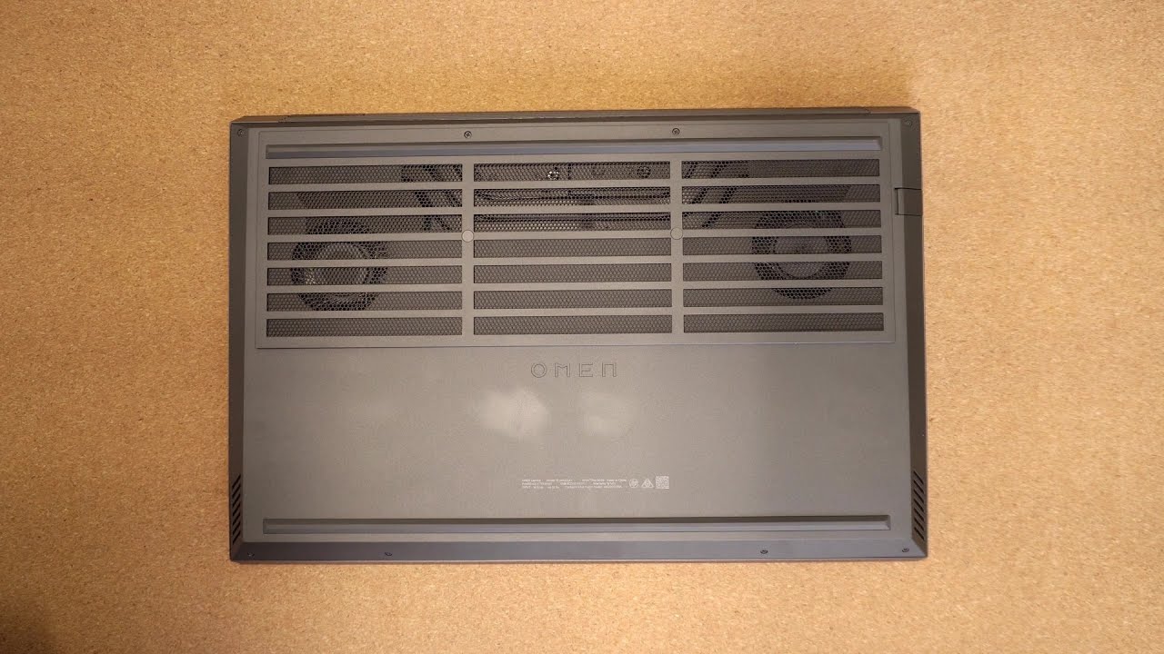 (무편집) HP 오멘15 게이밍 노트북 (2021년 모델) 하판 분해 / 램+SSD 업그레이드