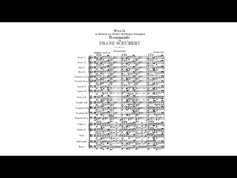 Schubert: Alfonso und Estrella, Overture, D 732 ("Rosamunde" Overture) (with Score)