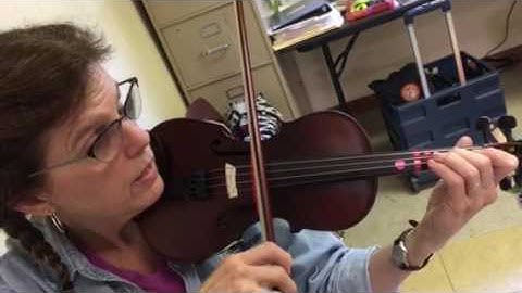 Violin 2 octave B flat scale tutorial