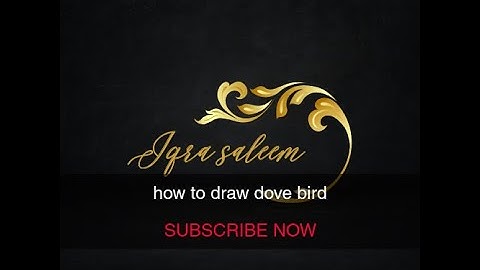 How to Draw a Dove with Olive Branch/pigeon Drawing Easy Art Tutorial.(#howtodrawaDove)