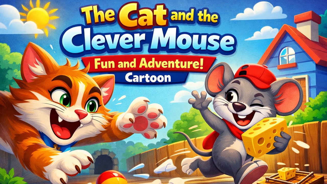 The Cat and the Clever Mouse | Fun and Adventure! | Cartoon