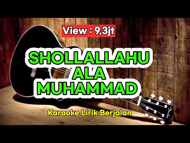 SHOLLALLAHU ALA MUHAMMAD | Santri Njoso | Karaoke Akustik class=