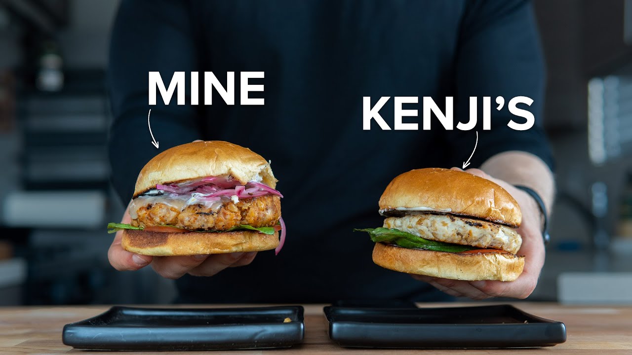 I remastered Kenji LopezAlt's Chicken Chickpea Burgers YouTube