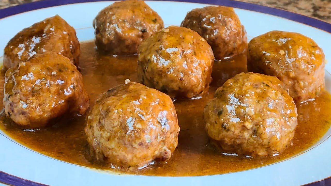 COMO HACER ALBONDIGAS DE CARNE¡ Con una salsa DELICIOSA!TE QUEDARAN SIEMPRE SUPER JUGOSAS