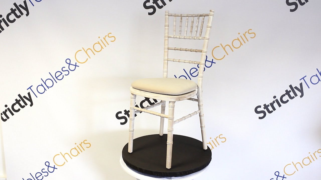 Limewash Chiavari Chair Showcase - Strictly Tables and Chairs