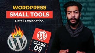 Learn Small Tools in WordPress || WordPress Tutorial For Beginners in Urdu/ Hindi || Class no 09