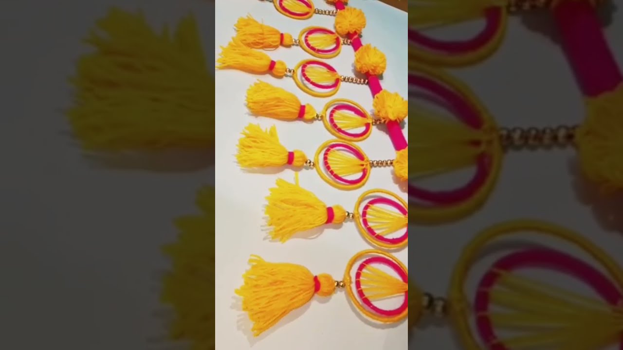 Woolen jhaller/Door toran/woolen door hanging 🔥