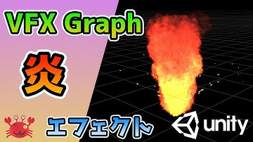 Unity VFX Graph(Visual Effect Graph) 炎エフェクト作成