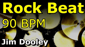 Simple Rock Drum Beat 90 BPM - JimDooley.net