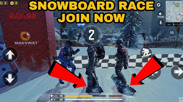 SNOWBOARD RACE in COD Mobile