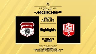 Sulmona Futsal-Atletico Canicattì 1-3 | Hoogtepunten | Italiaanse Beker Serie A2 Elite 25/26 | 1e ronde