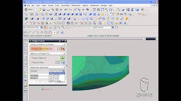 Unigraphics NX5 Study - Curve from Curve