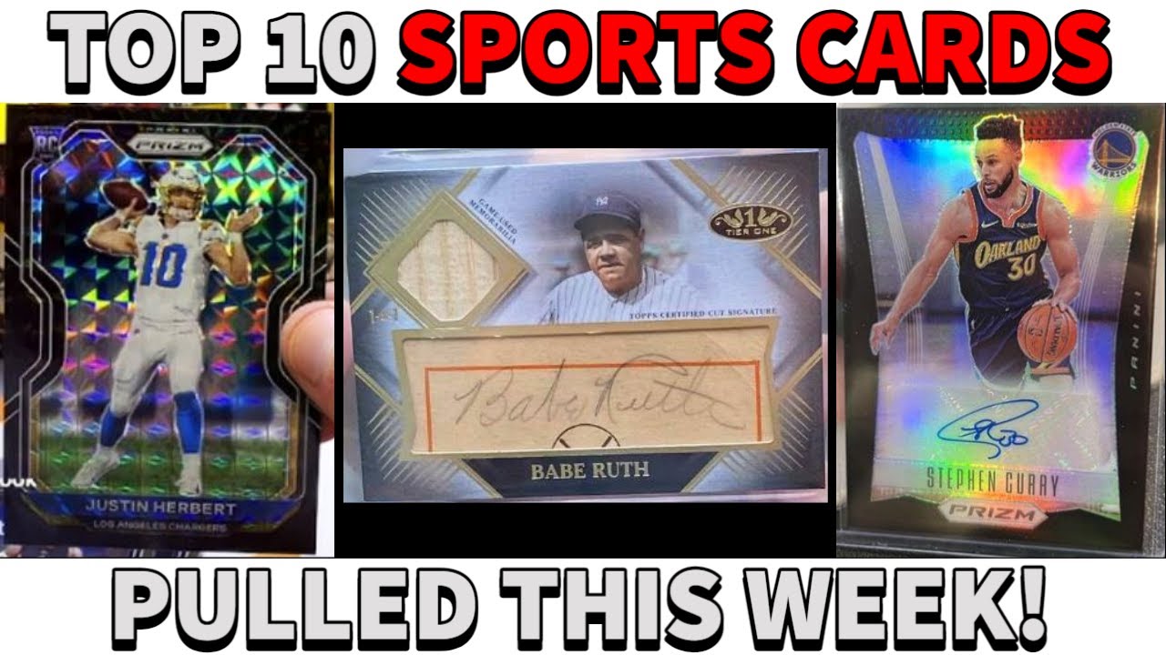 The TOP 10 SPORTS CARD Pulls of the Week! Episode 60 YouTube