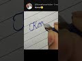 How to write the alphabet AtoZ in cursive writing.Handwriting practice #cursivehandwriting our name