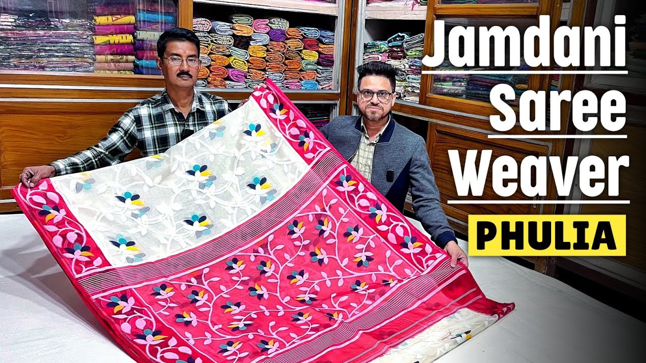 Pure Tussar / Silk Linen / Cotton Jamdani / Matka Silk / Resham Muslin / Bengal Khadi Cotton Saree 🔥