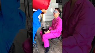 The Blindfold Syrup Challenge: Can They Do It? 🍯😱 #BlindfoldChallenge #FunnyShorts