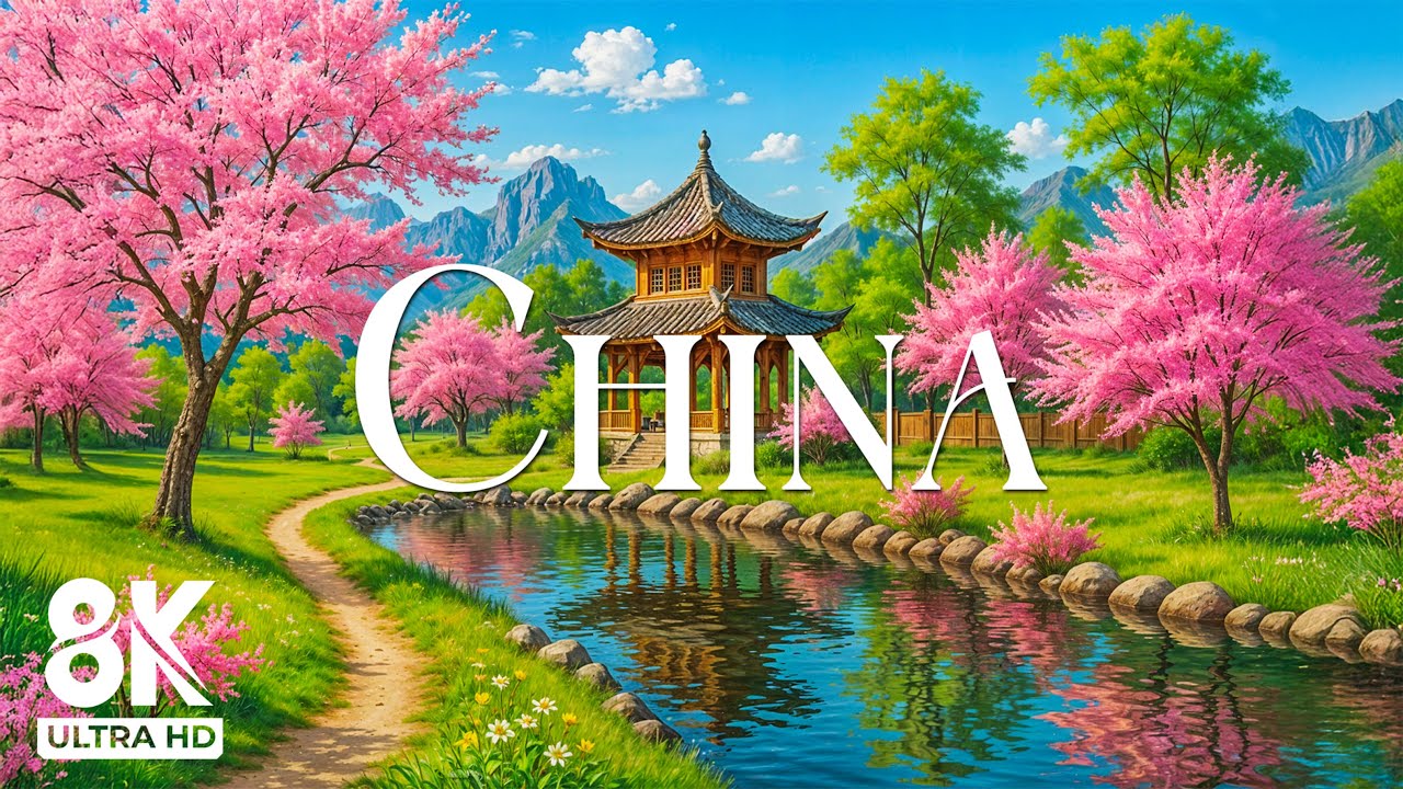 Chinese Spring Feature Spring China 8K 🏮 – From Blossoming Gardens to Ancient Temples in a ...