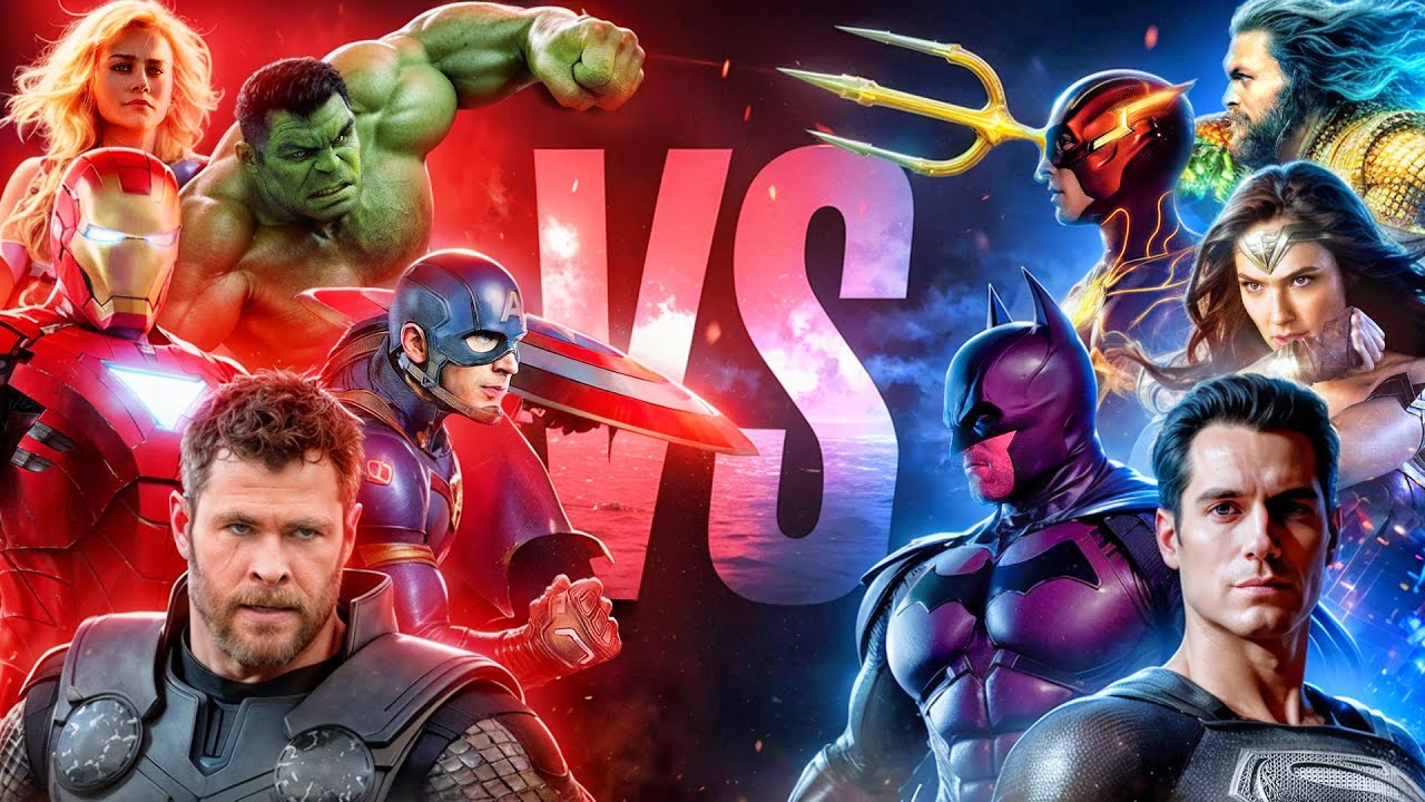 MARVEL vs DC kino olamlari. Qaysi olam kuchliroq? | @turoboffmovies