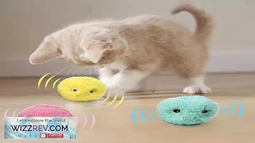 Interactive Ball Smart Cat Toys Plush Electric Catnip Training Toy Kitten Touch