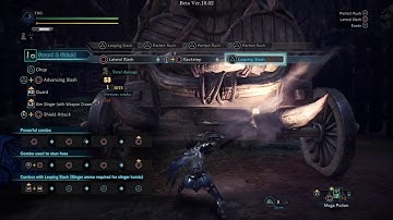[MHW Iceborne Beta] How to correctly perform the Perfect Rush Combo on SnS