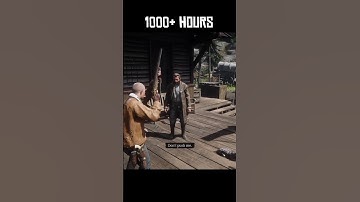 Killcam 10 hours vs 1000  hours of gameplay in RDR2