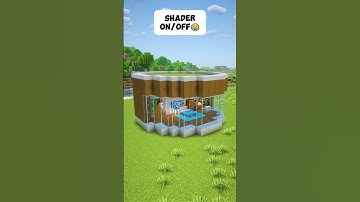 Minecraft Shaders Vs Vanilla😂 #shorts