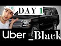Uber Black Day 1 | You Won't Believe How Much I Made
