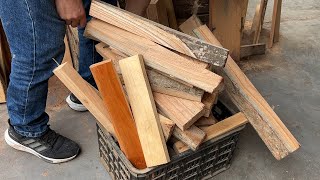 The Most Efficient Wood Recycling Project. A Step-by-Step Guide to Crafting a Recycled Wood Table