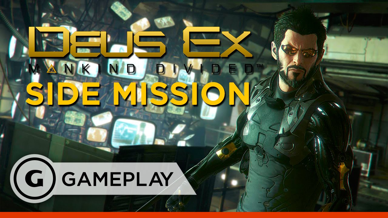 Deus Ex: Mankind Divided - Side Mission PC Gameplay