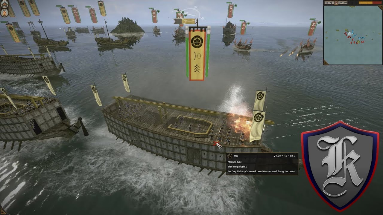 ResPlays Total War Shogun 2 Naval Action YouTube