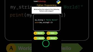 What will be the output of the following python code? #pythontutorial #pythonprogramming