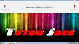 Minimizing Application to System Tray and Reopening Using ContextMenuStrip