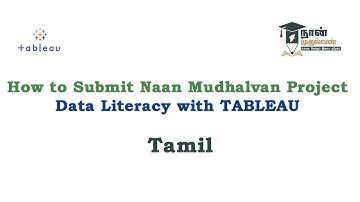 Project Submission Steps | Naan Mudhalvan | Data Lit. with TABLEAU | Tamil