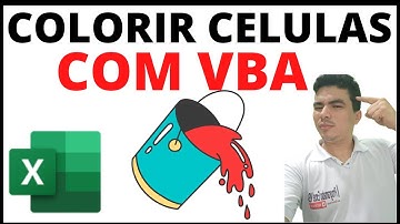 Colorir celulas com VBA, Como Percorrer celulas de coluna colorindo com VBA, colorir via VBA