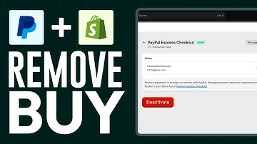 How To Remove "Buy With PayPal" On Shopify (2025)