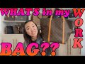 Whats in my work bag  louis vuitton vintage sac shopping tote  better than the neverfull