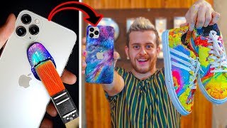 iPhone 11'i BOYADIM! (Bu teknik ile her şeyi boyayabilirsiniz!) iPhone 11'i BOYADIM! (Bu teknik ile her şeyi boyayabilirsiniz!)