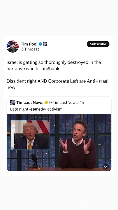Dissident Right AND Corporate Left are Anti-Israel Now #shorts