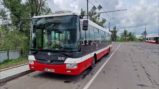 CZ - MHD Praha/Prague - BUS linka/line ""191""  ""Na Knížecí ► OC Ruzyně""