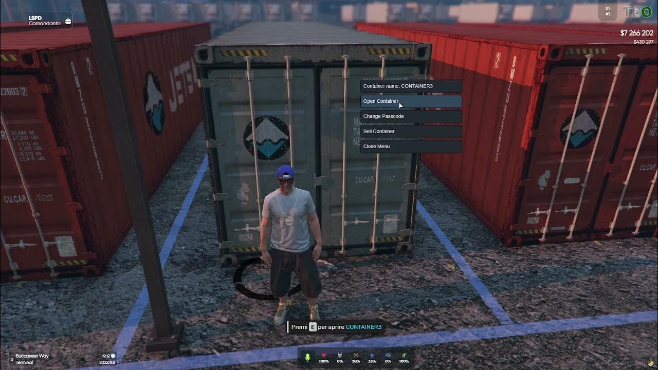 [ESX][QB] Container System/ Storage Locker FiveM Script YouTube