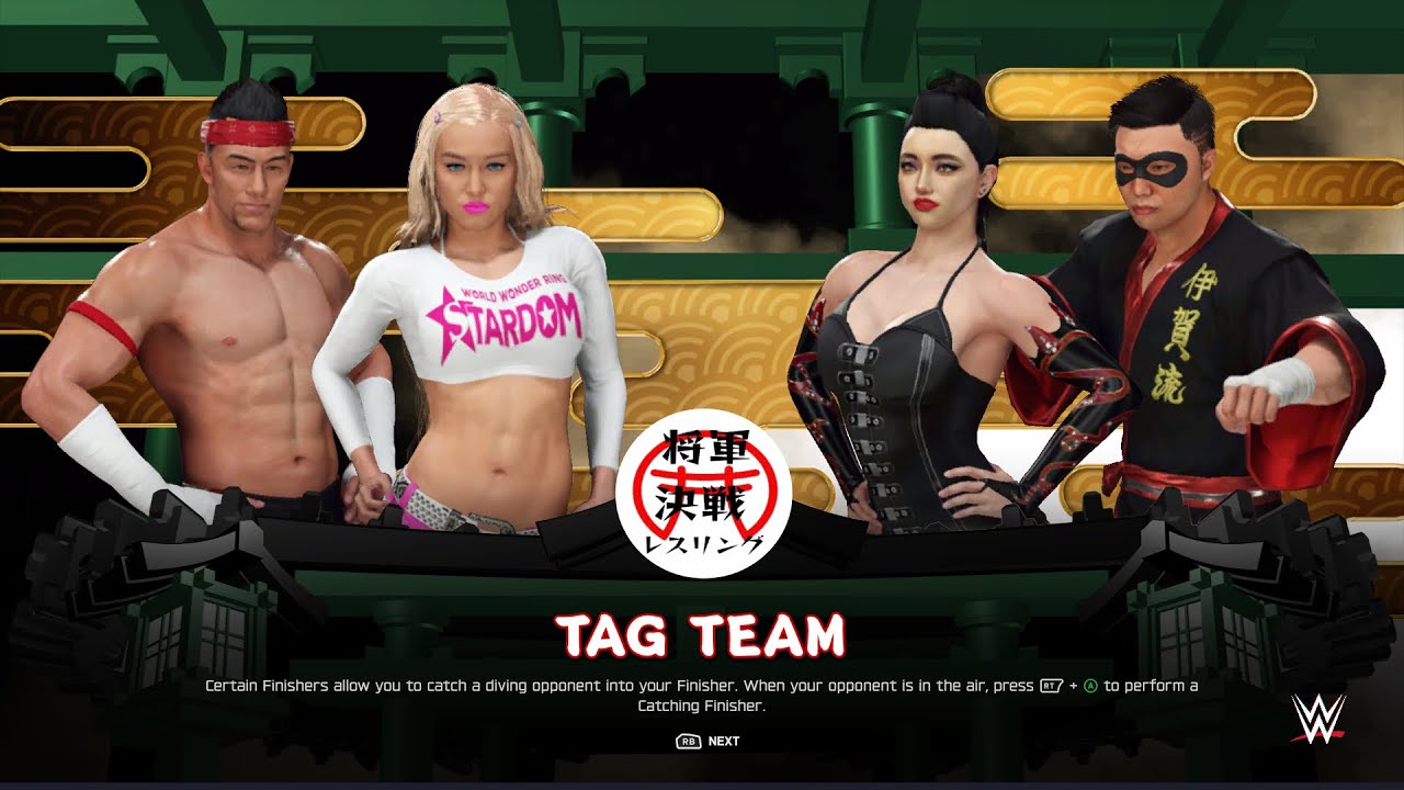 Tomoki and Cindy vs Onigumo & Catana 