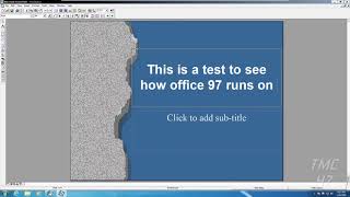 Office 95 on Windows 7