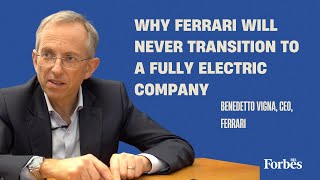 Why Ferrari Will Never Transition To A Fully Electric Company