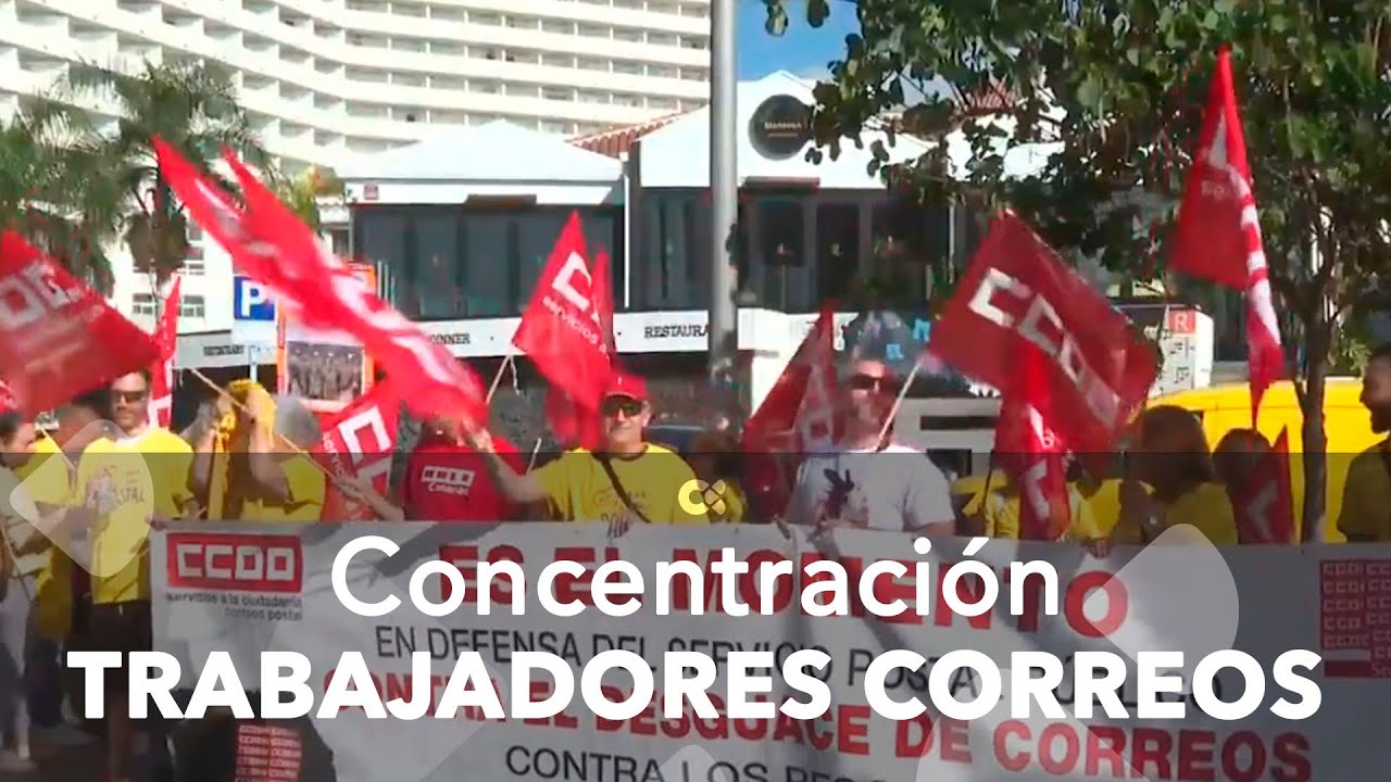 Los trabajadores de Correos de la provincia occidental se concentran en ...
