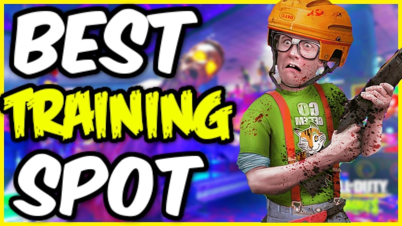 BEST AND EASIEST TRAINING SPOT! ZOMBIES IN SPACELAND! Infinite Warfare Zombies!