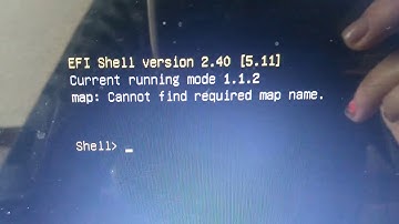 Erro EFI SHELL 2.40 - Resolvido - Resuelto